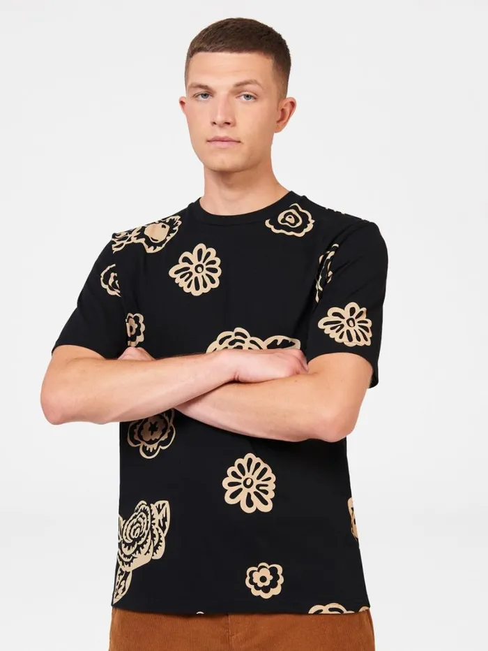 Men Ben Sherman TShirts and Graphic Tees Scattered Floral Graphic Tee Men Ben Sherman TShirts and Graphic Tees Scattered Floral Graphic Tee