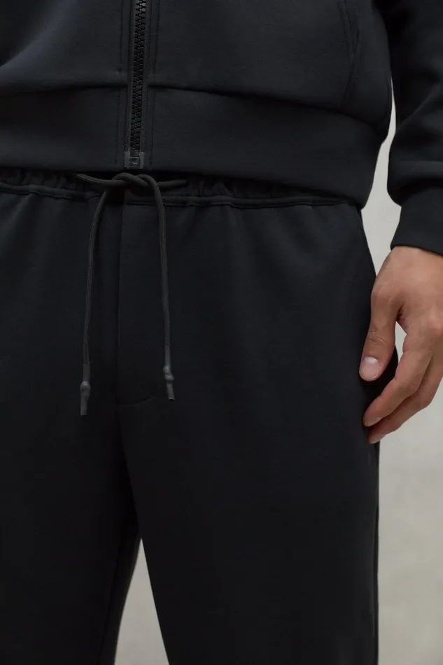 Men Black Ethica Trousers Ecoalf Trousers