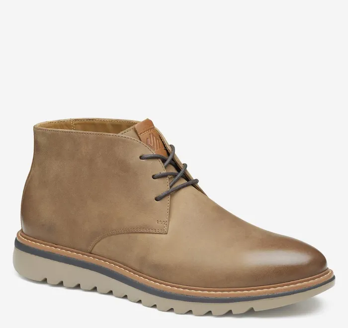 Men Braydon Chukka Brown Oiled Full Grain JohnstonandMurphy Boots
