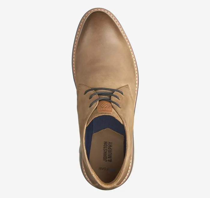 Men Braydon Chukka Brown Oiled Full Grain JohnstonandMurphy Boots Men Braydon Chukka Brown Oiled Full Grain JohnstonandMurphy Boots