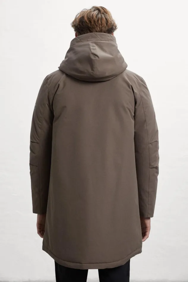 Men Brown Iceberg Coat Ecoalf Coats And Jackets