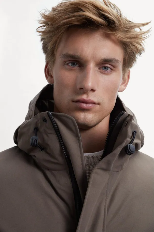 Men Brown Iceberg Coat Ecoalf Coats And Jackets