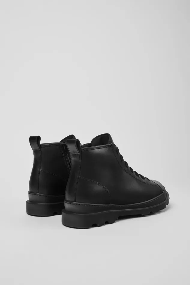 Men Brutus Black Leather Ankle Boots Camper Ankle Boots Men Brutus Black Leather Ankle Boots Camper Ankle Boots