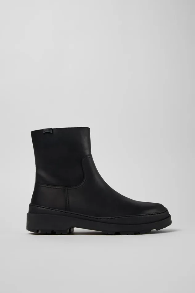 Men Brutus Trek MICHELIN Black Nubuck Boots Camper Ankle Boots Men Brutus Trek MICHELIN Black Nubuck Boots Camper Ankle Boots