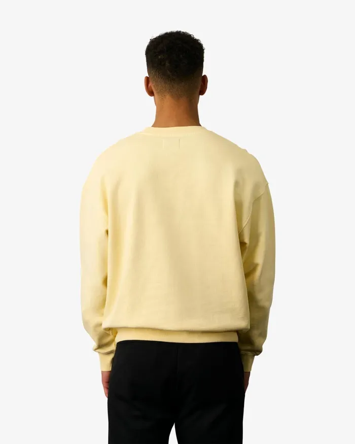 Men Crewneck Sweatshirts Colorful Standard Organic Oversized Crew Polar Blue