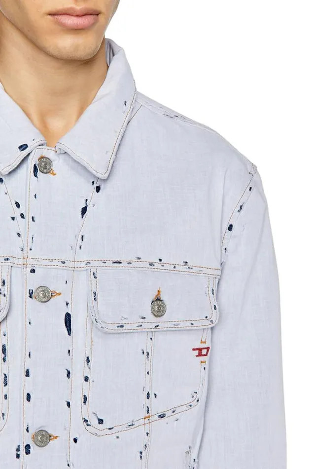 Men DBarcyFsc1 White Diesel Outerwear And Jackets Men DBarcyFsc1 White Diesel Outerwear And Jackets
