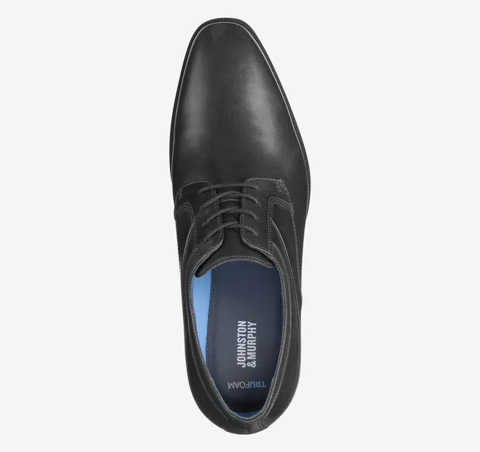 Men Gibbons Plain Toe Black Full Grain JohnstonandMurphy LaceUps Men Gibbons Plain Toe Black Full Grain JohnstonandMurphy LaceUps