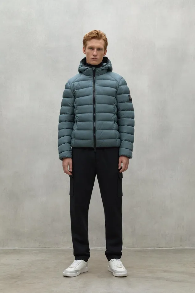 Men Green Asp Jacket Ecoalf Coats And Jackets