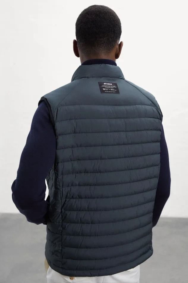 Men Green Cardiff Vest Ecoalf Vests