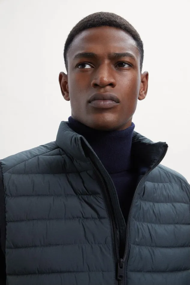 Men Green Cardiff Vest Ecoalf Vests