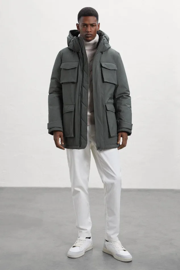 Men Green Condor Jacket Ecoalf Coats And Jackets