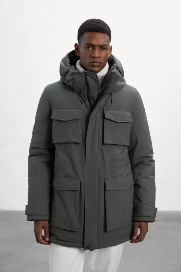 Men Green Condor Jacket Ecoalf Coats And Jackets