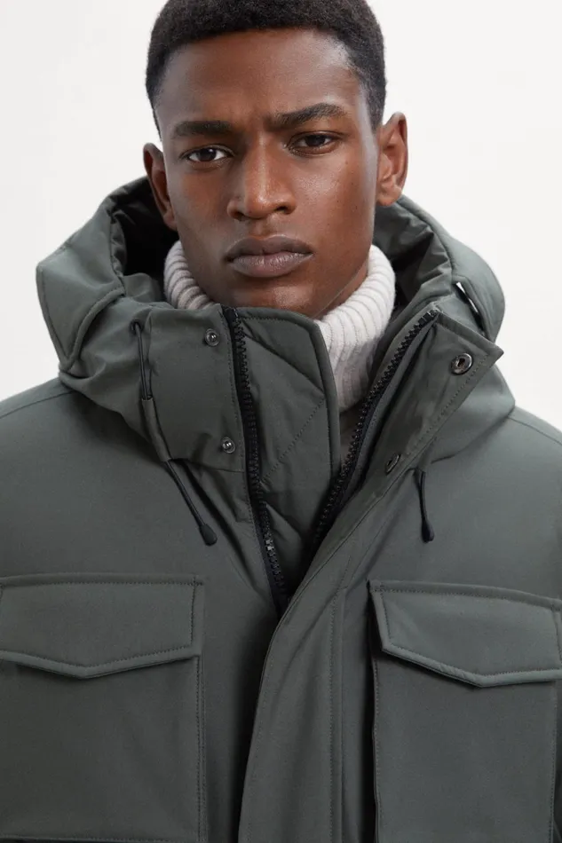 Men Green Condor Jacket Ecoalf Coats And Jackets