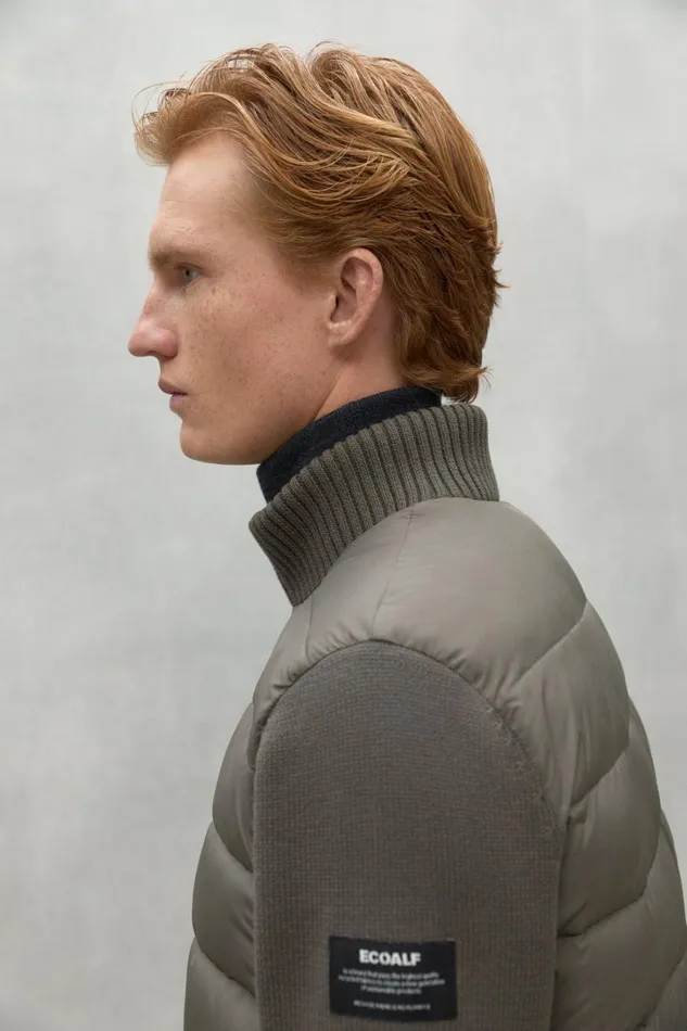 Men Green Knitted Bimi Sweater Ecoalf Knitwear