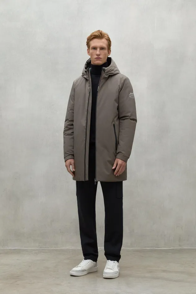 Men Green Pasu Coat Ecoalf Coats And Jackets