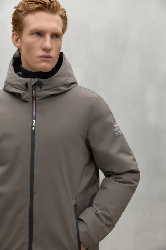 Men Green Pasu Coat Ecoalf Coats And Jackets