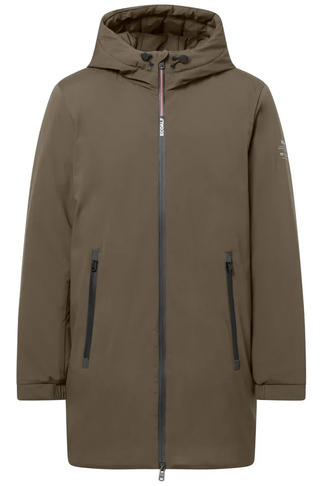 Men Green Pasu Coat Ecoalf Coats And Jackets