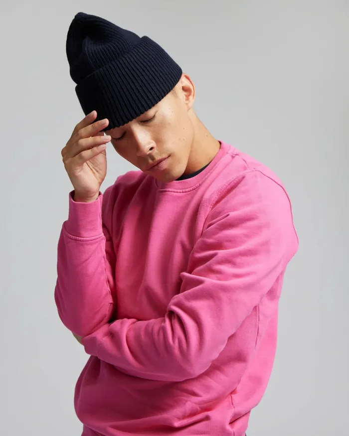 Men Hats Colorful Standard Merino Wool Hat Lemon Yellow