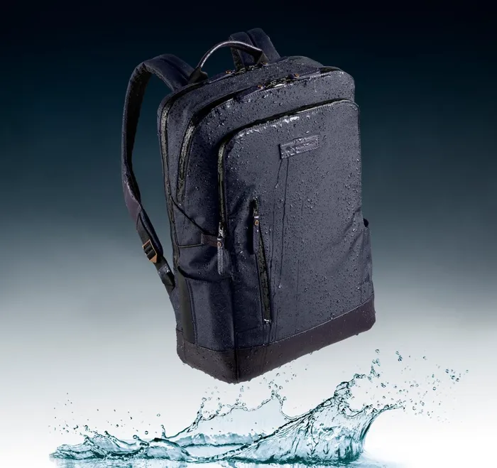 Men Hudson Waterproof Backpack Black JohnstonandMurphy Backpacks and Briefcases Men Hudson Waterproof Backpack Black JohnstonandMurphy Backpacks and Briefcases