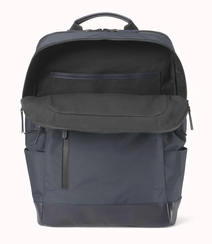 Men Hudson Waterproof Backpack Navy JohnstonandMurphy Backpacks and Briefcases Men Hudson Waterproof Backpack Navy JohnstonandMurphy Backpacks and Briefcases