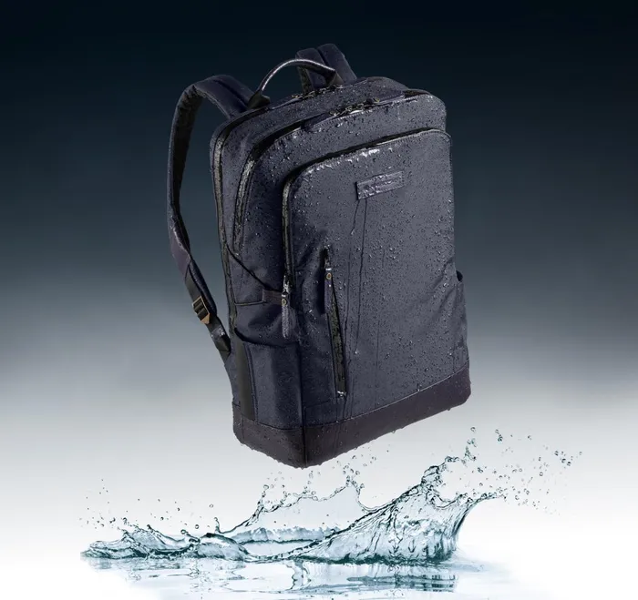 Men Hudson Waterproof Backpack Navy JohnstonandMurphy Backpacks and Briefcases Men Hudson Waterproof Backpack Navy JohnstonandMurphy Backpacks and Briefcases