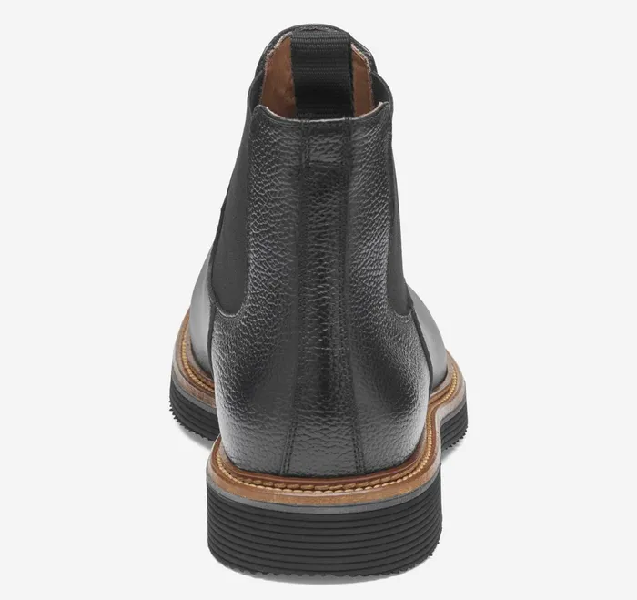 Men Jenson Chelsea Boot Black Tumbled Calfskin JohnstonandMurphy SlipOns and Loafers Men Jenson Chelsea Boot Black Tumbled Calfskin JohnstonandMurphy SlipOns and Loafers