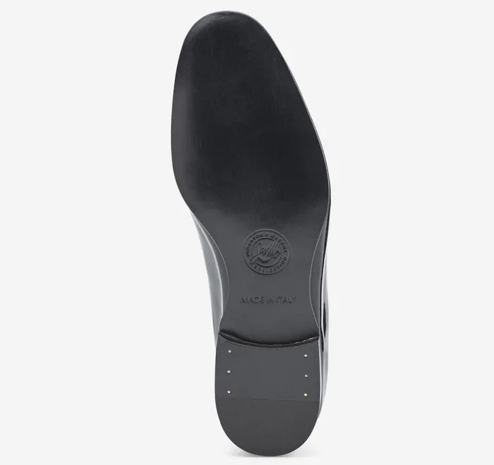 Men Kinser Plain Toe Black Italian Patent Calfskin JohnstonandMurphy Formal Shoes Men Kinser Plain Toe Black Italian Patent Calfskin JohnstonandMurphy Formal Shoes