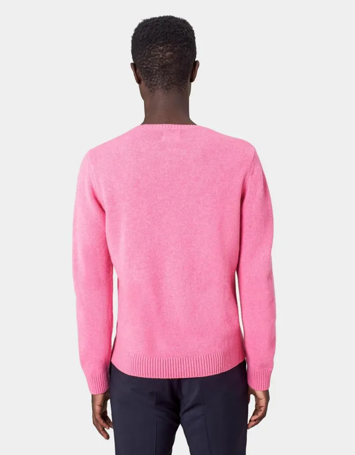 Men Knit Sweaters Colorful Standard Classic Merino Wool Crew Ivory White