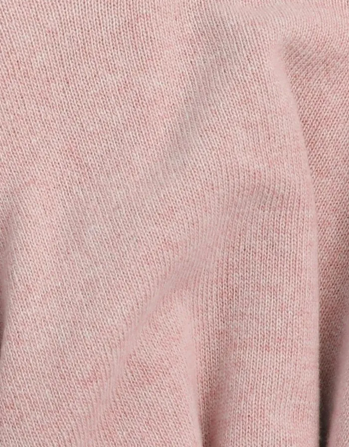 Men Knit Sweaters Colorful Standard Light Merino Wool Crew Faded Pink