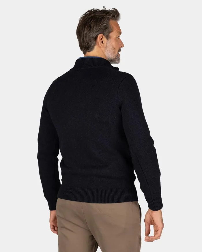 Men Knitwear NZA New Zealand Auckland Navy Pullover With Knitted Print 8211 Winter Navy Men Knitwear NZA New Zealand Auckland Navy Pullover With Knitted Print 8211 Winter Navy