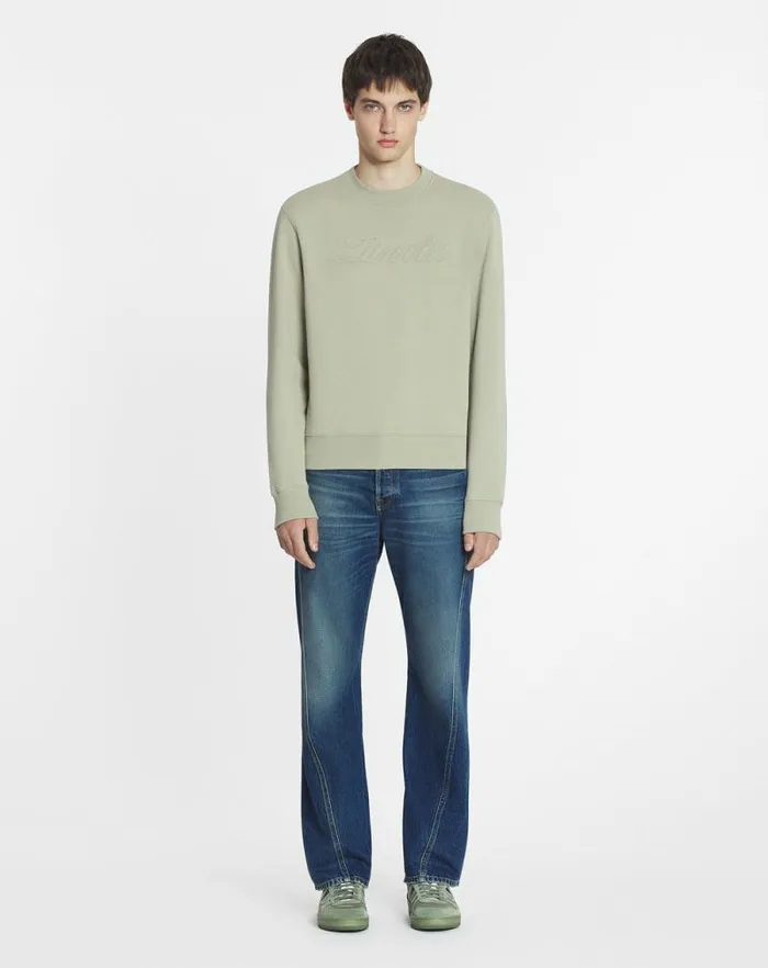 Men Lanvin Knitwear and Sweatshirts Debossed Lanvin Sweatshirt Lin Men Lanvin Knitwear and Sweatshirts Debossed Lanvin Sweatshirt Lin
