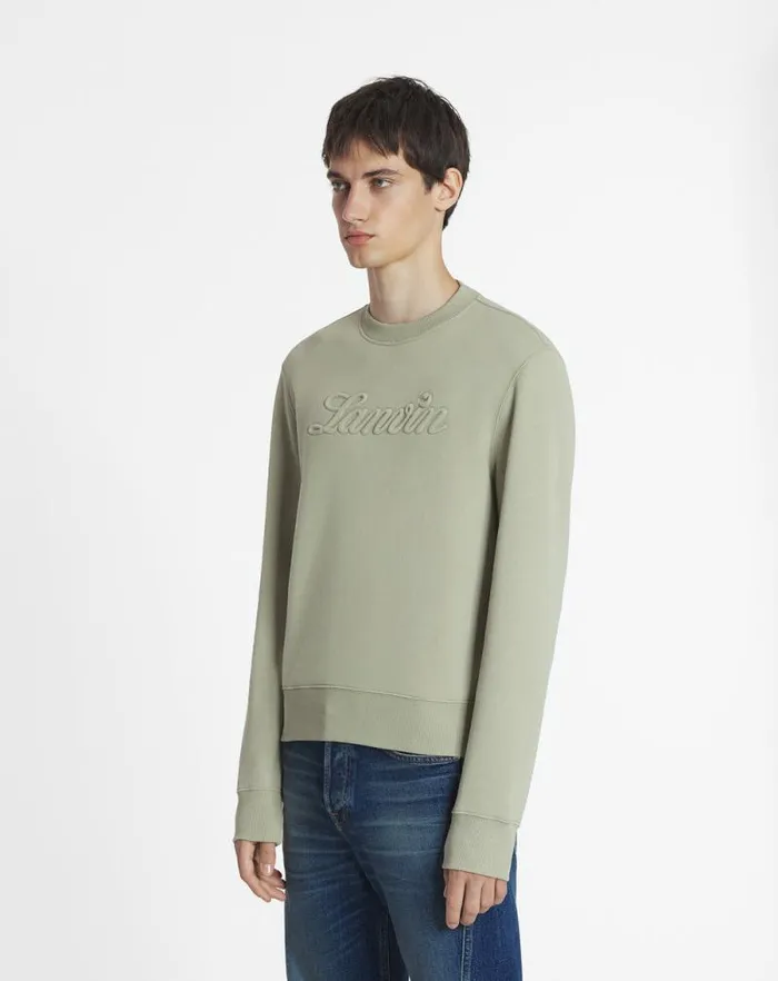 Men Lanvin Knitwear and Sweatshirts Debossed Lanvin Sweatshirt Lin Men Lanvin Knitwear and Sweatshirts Debossed Lanvin Sweatshirt Lin