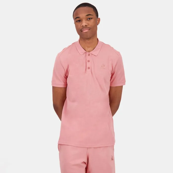 Men Le Coq Sportif Polos Shirts Ton Sur Ton Polo Shirt Rosette