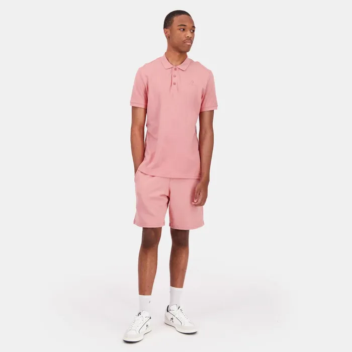 Men Le Coq Sportif Polos Shirts Ton Sur Ton Polo Shirt Rosette