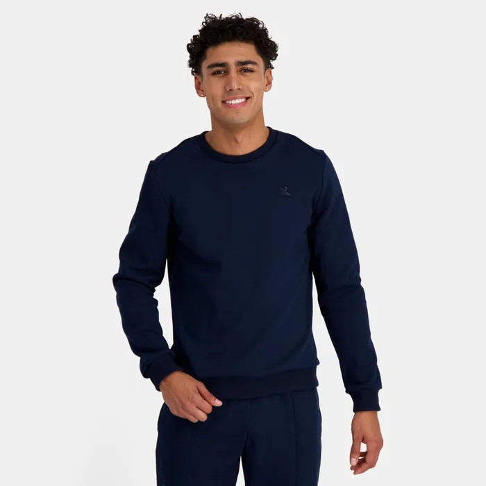 Men Le Coq Sportif Sweatshirts Ton Sur Ton RoundNeck Sweatshirtshirt Dark Velvet Men Le Coq Sportif Sweatshirts Ton Sur Ton RoundNeck Sweatshirtshirt Dark Velvet