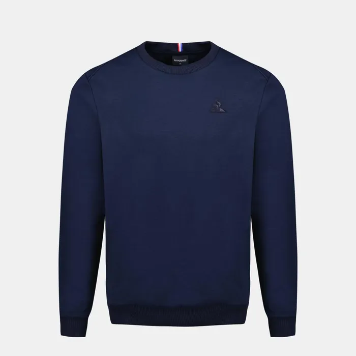 Men Le Coq Sportif Sweatshirts Ton Sur Ton RoundNeck Sweatshirtshirt Dark Velvet