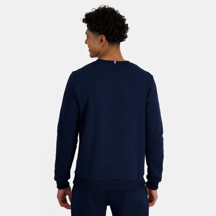 Men Le Coq Sportif Sweatshirts Ton Sur Ton RoundNeck Sweatshirtshirt Dark Velvet