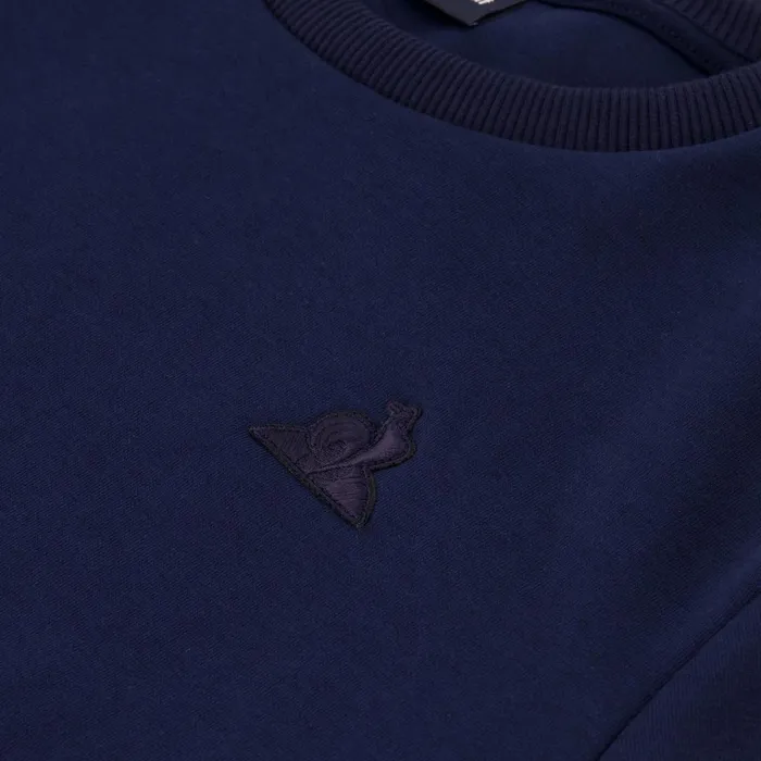 Men Le Coq Sportif Sweatshirts Ton Sur Ton RoundNeck Sweatshirtshirt Dark Velvet