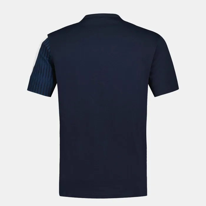 Men Le Coq Sportif Tshirts And Tops Hritage Tshirt Homme Sky Captain