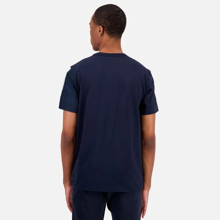 Men Le Coq Sportif Tshirts And Tops Hritage Tshirt Homme Sky Captain