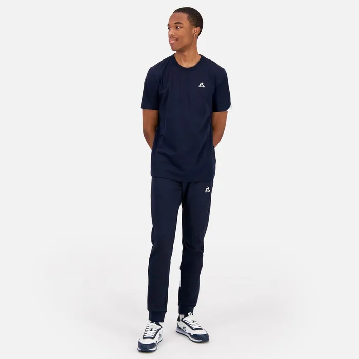 Men Le Coq Sportif Tshirts And Tops Hritage Tshirt Homme Sky Captain