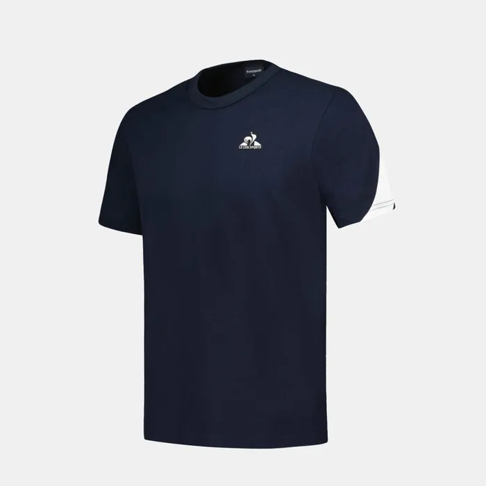 Men Le Coq Sportif Tshirts And Tops Hritage Tshirt Homme Sky Captain