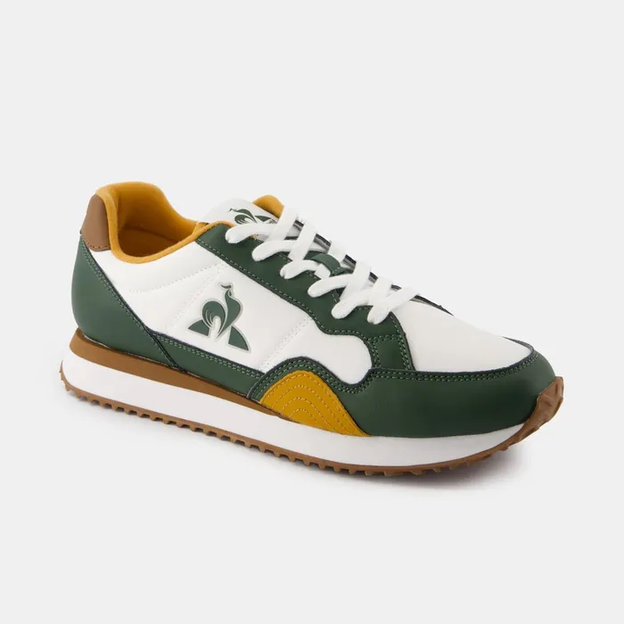 Men Le Coq Sportif Trainers And Sneakers Shoes JET STAR2 Optical Whitedouglas Fir