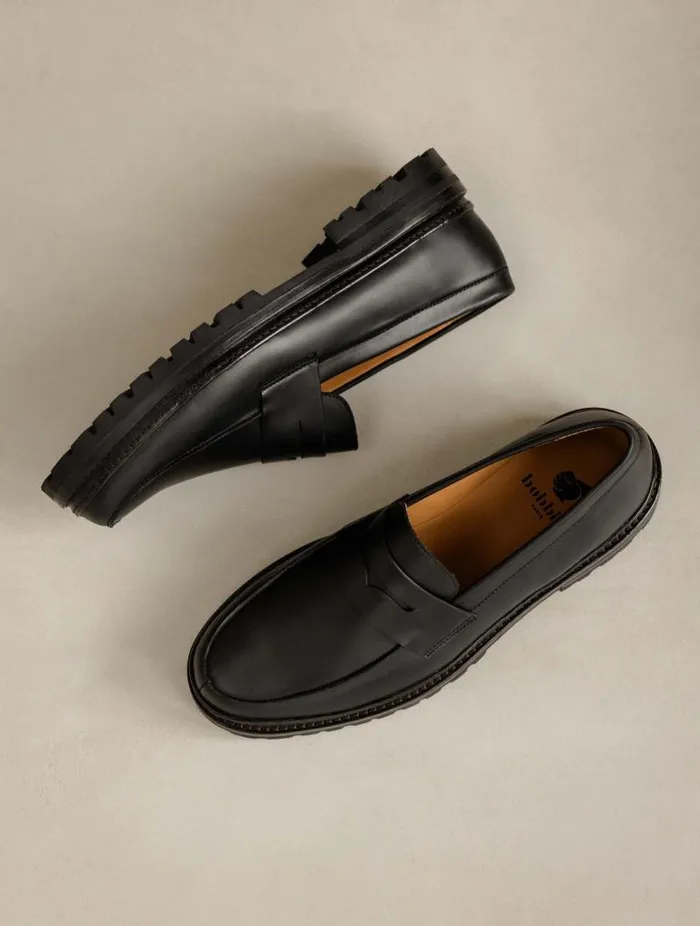 Men Loafers Bobbies Jay Intense Black