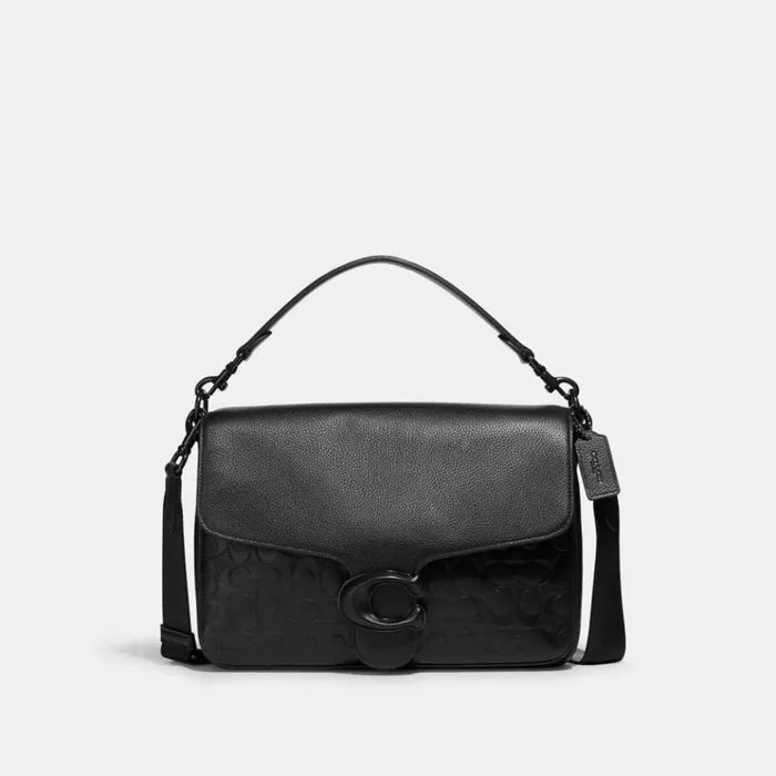 Men Messenger and Crossbody Coach Soft Tabby Messenger In Signature Leather Black Copperblack Men Messenger and Crossbody Coach Soft Tabby Messenger In Signature Leather Black Copperblack