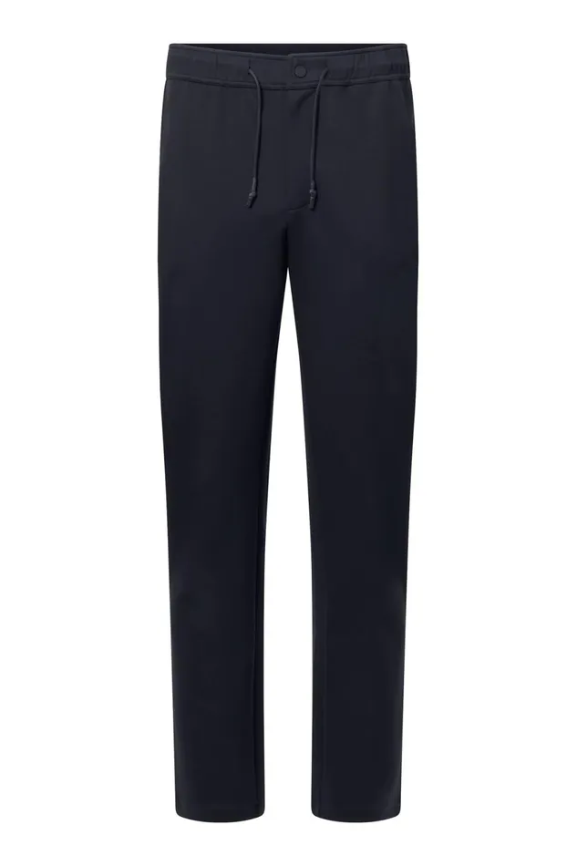 Men Navy Blue Ethica Trousers Ecoalf Trousers
