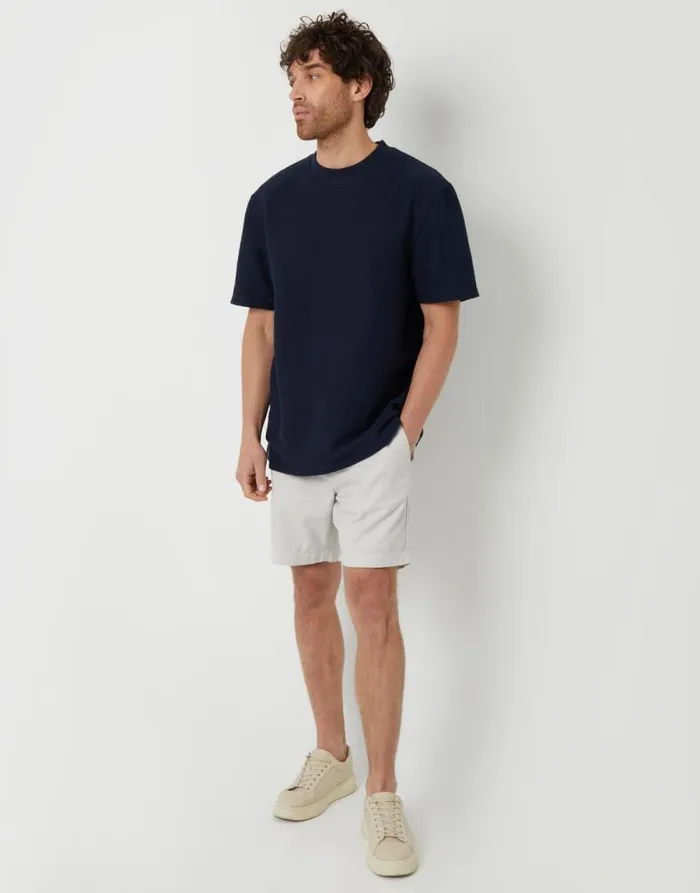 Men Navy Textured Relaxed Fit TShirt Threadbare TShirts Men Navy Textured Relaxed Fit TShirt Threadbare TShirts
