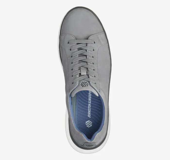 Men Oasis LaceToToe Gray Nubuck JohnstonandMurphy LaceUps Men Oasis LaceToToe Gray Nubuck JohnstonandMurphy LaceUps