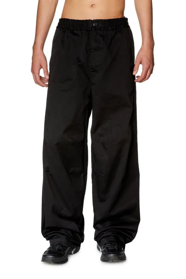 Men PJadd Black Diesel Trousers And Shorts Men PJadd Black Diesel Trousers And Shorts