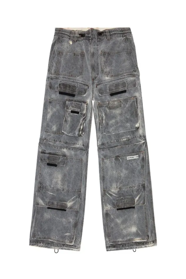 Men POnlypocket Dark Grey Diesel Trousers And Shorts Men POnlypocket Dark Grey Diesel Trousers And Shorts